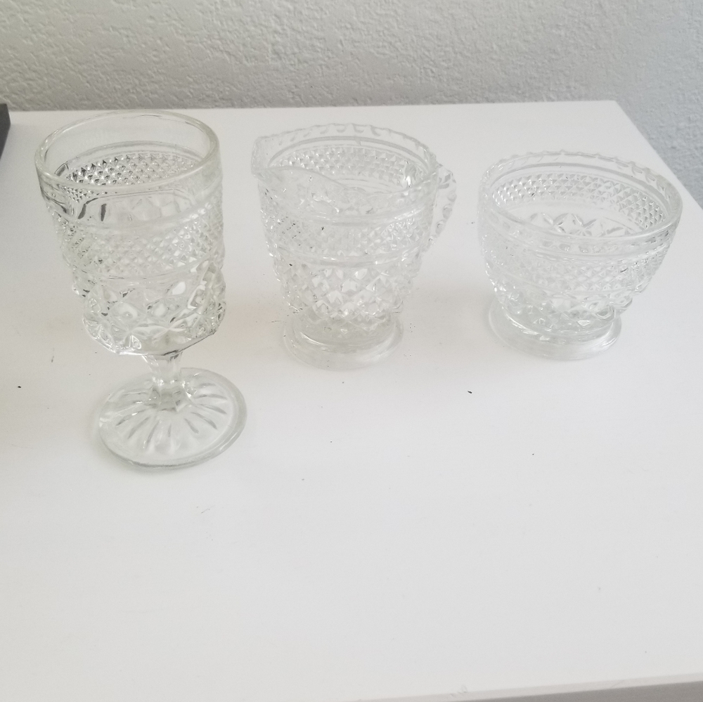 Glass Cut stemware